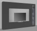 Wohnwand >Benevent< (4-teilig) in Anthrazit matt - 260x180x30 (BxHxT)