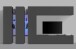 Wohnwand >Benevent< (7-teilig) in Anthrazit matt - 340x180x30 (BxHxT)