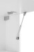 Wohnwand >Benevent< (4-teilig) in Weiß Hochglanz - 280x180x30 (BxHxT)