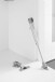 Wohnwand >Benevent< (4-teilig) in Weiß Hochglanz - 260x180x30 (BxHxT)