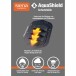 Gartenmöbel-Schutzhülle >AQUASHIELD< in grau - 85x250 (HxD)