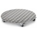 Pflanzenroller >J41406< in silber, Aluminium - 7,3x30cm (HxD)