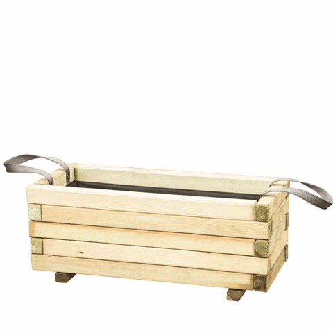 Pflanzkübel >TAUNUS< in natur, Kiefer FSC® 100% - 110x50x50cm (BxHxT)