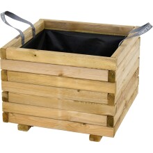 Pflanzkübel >TAUNUS< in natur, Kiefer FSC®...