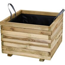 Pflanzkübel >TAUNUS< in natur, Kiefer FSC®...