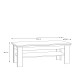 Couchtisch >ILOPPA< mit Ablage, in Schnee / Nelson Eiche Dekor - 120,6x45,3x60,4cm (BxHxT)