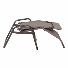 Relaxliege >FANO< in taupe,  - 150x112x71cm (BxHxT)