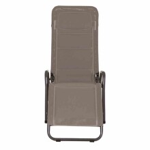 Relaxliege >FANO< in taupe,  - 150x112x71cm (BxHxT)