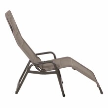 Relaxliege >FANO< in taupe,  - 150x112x71cm (BxHxT)