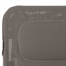Relaxliege >FANO< in taupe,  - 150x112x71cm (BxHxT)