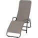 Relaxliege >FANO< in taupe,  - 150x112x71cm (BxHxT)