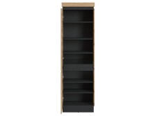 Garderoben-Set >Corte< (3-teilig) in Evoke Eiche - 166x201x45 (BxHxT)