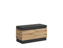 Garderoben-Set >Corte< (4-teilig) Evoke Eiche Dekor - 205x201x45 BxHxT