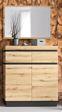 Garderoben-Set >Corte< (2-teilig) Evoke Eiche Dekor...