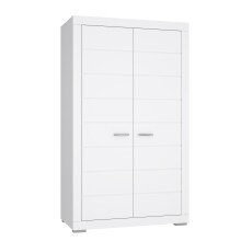 Kleiderschrank >SNOW< 2 Türen, 1 Stange, 1...