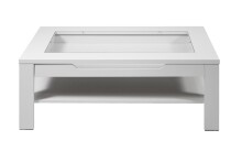 Couchtisch >RALPH< in Weiß 110 x 43 x 67 cm (BxHxT)