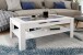 Couchtisch >RALPH< in Weiß 110 x 43 x 67 cm (BxHxT)