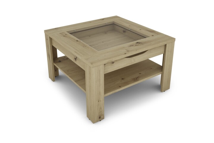 Couchtisch >RALPH< in Eiche-Optik 67 x 43 x 67 cm (BxHxT)