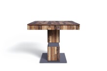Tisch >MATTHEW< mit Auszug in Old-Wood-Optik 140-195 x 75 x 90 cm (BxHxT)