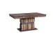 Tisch >MATTHEW< mit Auszug in Old-Wood-Optik 140-195 x 75 x 90 cm (BxHxT)