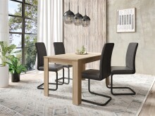 Tisch >NEPAL< in Eiche-Optik 140 x 75 x 80 cm (BxHxT)