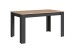 Tisch >NORI< in Anthrazit/Eiche-Optik 120 x 75 x 80 cm (BxHxT)