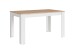Tisch >NORI< in Weiß/Eiche-Optik 120 x 75 x 80 cm (BxHxT)