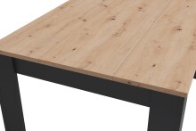 Tisch >NORI< in Anthrazit/Eiche-Optik 140 x 75 x 80 cm (BxHxT)
