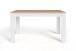 Tisch >NORI< in Weiß/Eiche-Optik 140 x 75 x 80 cm (BxHxT)