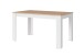 Tisch >NORI< in Weiß/Eiche-Optik 140 x 75 x 80 cm (BxHxT)