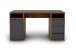 Schreibtisch >LOBO< in Old-Wood-Optik 138 x 75 x 55 cm (BxHxT)