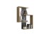Wandregal >KRETA< in Artisan Eiche Dekor-Matera - 65x84,9x19,7cm (BxHxT)