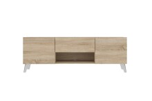 TV-Board >BRIGHTON 2< in Eiche Dekor - 140x46,5x34,5cm (BxHxT)