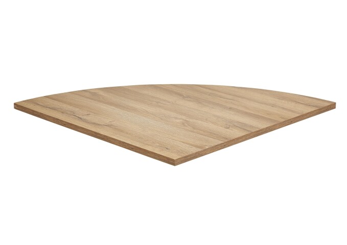 Schreibtischplatte >CALVIA 3< in Alteiche Dekor - 80x2,2x80cm (BxHxT)