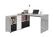 Schreibtisch >LEXO/LEX< in Beton LA - 135,7x74,2x135,7cm (BxHxT)