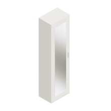 Garderobenschrank >INCA 2< in weiß -...