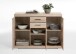 Kombikommode >BRISTOL 3< in Eiche Dekor - 120x89,9x34,9cm (BxHxT)