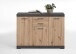 Kombikommode >BRISTOL 3< in Matera-Artisan Eiche - 120x89,9x34,9cm (BxHxT)