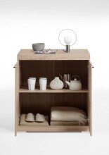 Kommode >BRISTOL 1 XL< in Eiche Dekor - 80x89,9x49,9cm (BxHxT)
