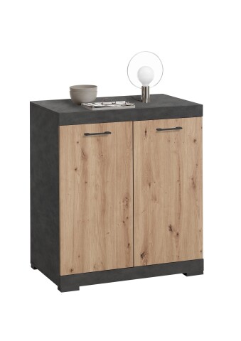 Kommode >BRISTOL 1 XL< in Matera-Artisan Eiche - 80x89,9x49,9cm (BxHxT)