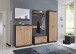 Garderobenschrank >BRISTOL 300< in Matera-Artisan Eiche - 80x50x34,9cm (BxHxT)