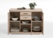Kombikommode >BRISTOL 3 XL< in Eiche Dekor - 120x89,9x49,9cm (BxHxT)