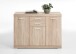 Kombikommode >BRISTOL 3 XL< in Eiche Dekor - 120x89,9x49,9cm (BxHxT)