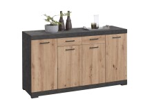 Kombikommode >BRISTOL 4 XL< in Matera-Artisan Eiche...