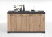 Kombikommode >BRISTOL 4 XL< in Matera-Artisan Eiche - 160x89,9x49,9cm (BxHxT)