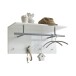 Wandgarderobe >SPOT< in weiß - 72x34,5x29,3cm (BxHxT)