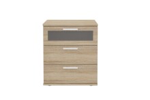 Nachttisch >JACK 2< in Eiche Dekor - 45x53,5x38cm (BxHxT)