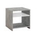 Beistelltisch >LUND< in Beton LA-weiß - 39,9x39,9x39,9cm (BxHxT)