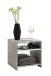 Beistelltisch >LUND< in Beton LA-weiß - 39,9x39,9x39,9cm (BxHxT)