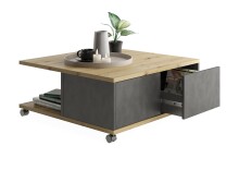 Couchtisch >TWIN 1< in Matera-Artisan Eiche -...